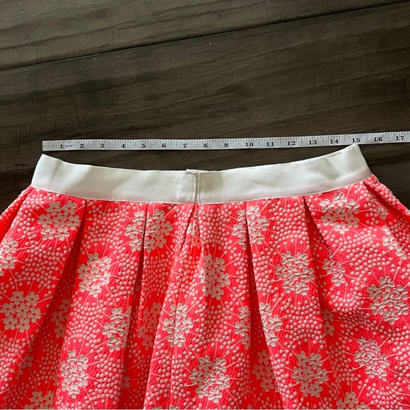Boden Arianna Skirt in Neon Coral - Size 12R - Picture 10 of 12